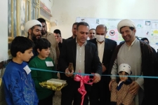 نمایشگاه کتاب و نقاشی در مدرسه شاهد شهید سلیمانی سرپل‌ذهاب برگزار شد