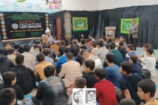 مراسم عزاداری ایام شهادت حضرت زهرا(س) توسط هیأت مذهبی دانش آموزی انصار المهدی(عج)برگزار شد.