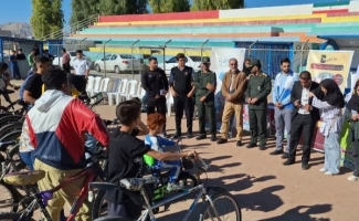 همایش دوچرخه سواری در شهرستان سرپل‌ذهاب برگزار شد.