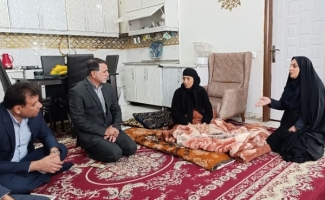 دیدار مسئولین سرپل‌ذهاب با خانواده شهدای شهرستان