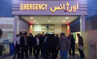 بازدید رئیس دانشگاه علوم پزشکی استان کرمانشاه از بیمارستان شهدای شهرستان