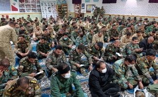 برگزاری آئین بزرگداشت پنجمین سالگرد شهادت حاج قاسم سلیمانی در تیپ ۷۱ پ.م پادگان ابوذر