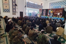 مراسم عزاداری و سوگواری پنجمین سالگرد شهادت سردار دلها شهید حاج قاسم سلیمانی در سرپل‌ذهاب برگزارشد