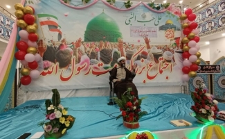 عید بعثت پیامبر (ص) در حرم مطهر احمد ابن اسحاق (ره) در سرپلذهاب برگزار شد