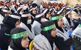 آیین نواختن زنگ انقلاب در مدارس شهرستان سرپل ذهاب