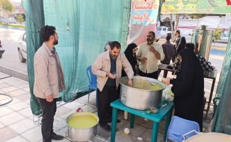 برپایی ایستگاه صلواتی به مناسبت اعیاد شعبانیه شهرستان سرپل ذهاب