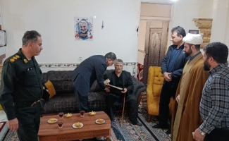 دیدار فرماندار سرپل‌ذهاب با سه تن از جانبازان دوران دفاع مقدس به مناسبت ولادت حضرت عباس(ع)