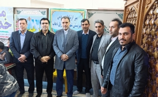 میز خدمت دستگاه‌های اجرایی در نماز جمعه شهرستان سرپل ذهاب برپا شد