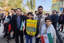 راهپیمایی حماسی ۲۲ بهمن در سرپل‌ذهاب