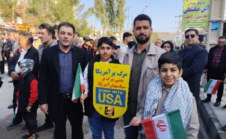 راهپیمایی حماسی ۲۲ بهمن در سرپل‌ذهاب