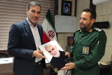 دیدار فرمانده سپاه ناحیه شهرستان با رحیمی فرماندار سرپل‌ذهاب