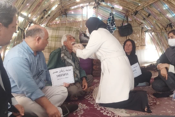 انجام بیش از ۶۵۰ مورد خدمت به عشایر شهرستان