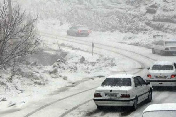 جاده های استان کرمانشاه لغزنده است