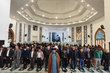 آیین برگزاری نماز جمعه سرپل ذهاب به روایت تصویر