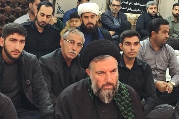 مراسم عزاداری  شام غریبان حضرت فاطمه زهرا (س) در سرپل‌ ذهاب