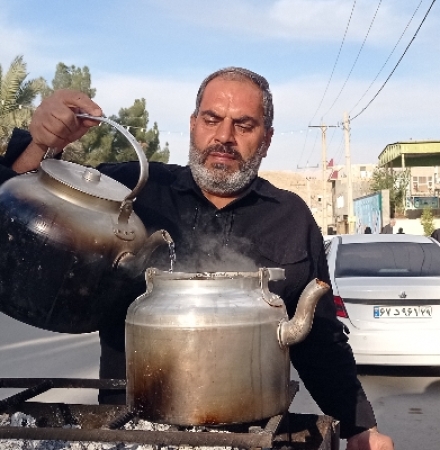 چایخانه صلواتی حرم مطهر احمد بن اسحاق (ره) سرپل‌ذهاب