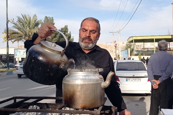 چایخانه صلواتی حرم مطهر احمد بن اسحاق (ره) سرپل‌ذهاب