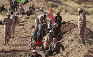 رزمایش الی بیت المقدس بسیجیان سرپل‌ذهاب در منطقه عمومی بازی دراز / اعلام آمادگی گردانهای بیت المقدس برای دفاع از انقلاب (۳)