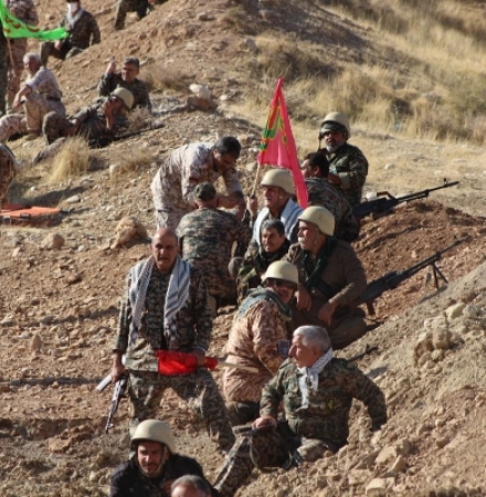 رزمایش الی بیت المقدس بسیجیان سرپل‌ذهاب در منطقه عمومی بازی دراز / اعلام آمادگی گردانهای بیت المقدس برای دفاع از انقلاب (۳)