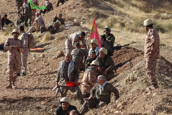 رزمایش الی بیت المقدس بسیجیان سرپل‌ذهاب در منطقه عمومی بازی دراز / اعلام آمادگی گردانهای بیت المقدس برای دفاع از انقلاب (۳)