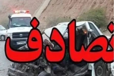 واژگونی تریلر حامل سوخت در محور نرسیده به روستای حبیب‌وند