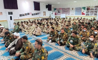 برگزاری آیین گرامیداشت حماسه ۹ دی و سالگرد شهادت سردار حاج قاسم سلیمانی در پادگان ابوذر سرپل‌ذهاب