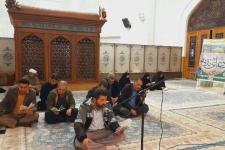 طنین دعای ندبه در آستان احمد بن اسحاق علیه‌السلام به مناسبت میلاد امیرالمؤمنین علیه‌السلام
