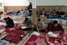 «آیین نورانی اعتکاف دانش‌آموزی در سرپل‌ذهاب؛ حضور پرشور نوجوانان در مسجد حضرت زهرا(س)»