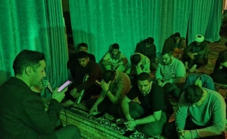 سوگواری شهادت حضرت زینب کبری (س) در جمع معتکفین سرپل‌ذهاب