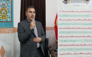 حضور فرماندار سرپل‌ذهاب در جمع معتکفین شهرستان