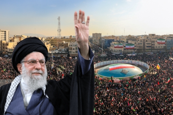 رهبر انقلاب: ملّت بزرگ ایران، همّت و هویت خود را به رخ دشمنان کشید