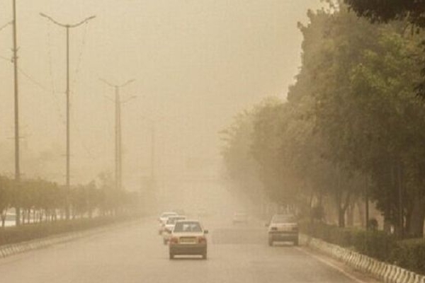 قرارگیری هوای کرمانشاه در وضعیت ناسالم