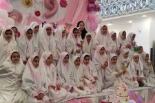 مراسم باشکوه جشن تکلیف و عبادت برای دانش‌آموزان سرپل ذهابی