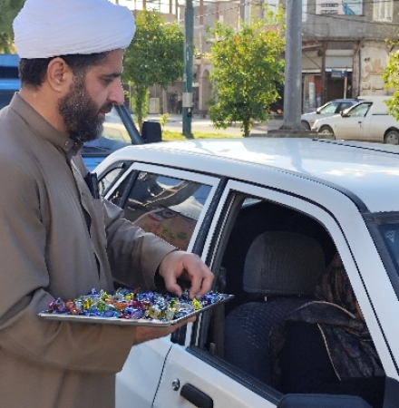 ایستگاه صلواتی به مناسبت نیمه شعبان و میلاد امام زمان (علیه‌السلام)