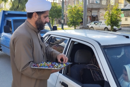 ایستگاه صلواتی به مناسبت نیمه شعبان و میلاد امام زمان (علیه‌السلام)