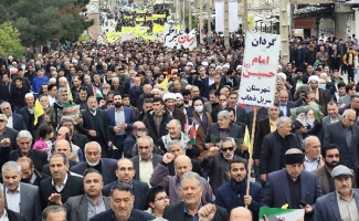 مردم «مشهدِ مظلومانِ فاتح» سرپل‌ذهاب در یوم‌الله ۲۲ بهمن حماسه‌ساز شدند