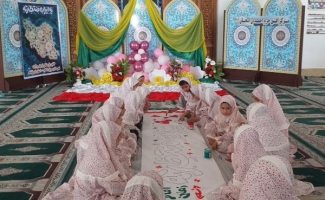 جشن بندگی دختران سرپل‌ذهاب در پویش «یه ایران همدل و منتظرته» + گزارش تصویری