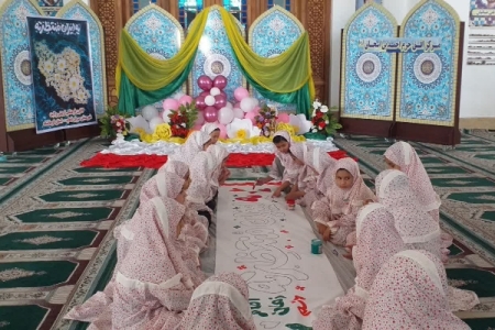 جشن بندگی دختران سرپل‌ذهاب در پویش «یه ایران همدل و منتظرته» + گزارش تصویری