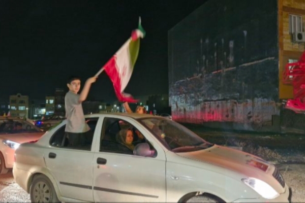 ششمین شب کاروان خودرویی در سرپل‌ذهاب