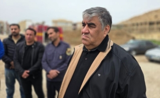 بازدید دکتر فتح‌الله حسینی از آتش‌نشانی سرپل‌ذهاب