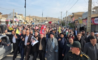 برگزاری راهپیمایی روز جهانی قدس در سرپل‌ذهاب