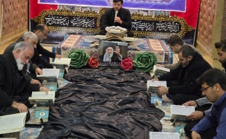 طنین دلنشین آیات وحی در جوار حرم مطهر احمد بن اسحاق