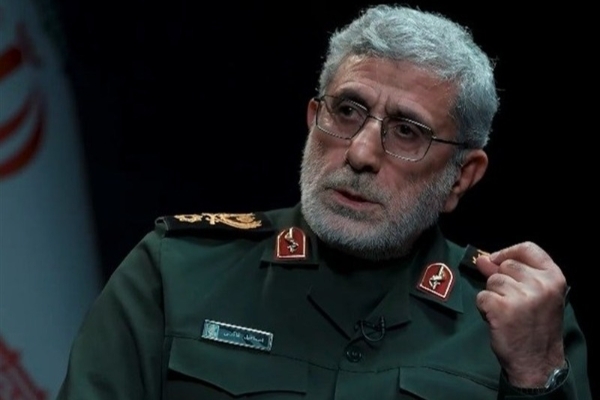 سردار قاآنی: آمریکا و اسرائیل بی‌دستاورد منطقه را ترک می‌کنند