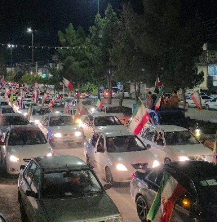 کاروان غیرت در سرپل‌ذهاب؛ فریاد حمایت از رزمندگان اسلام