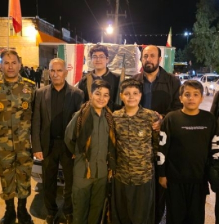 نسل حماسه‌ساز به میدان آمد؛ حضور کودکان و نوجوانان در قرار شبانه سرپل‌ذهاب