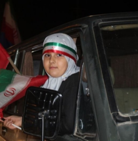 حضور کودکان و نوجوانان در تجمع «شب‌های اقتدار» سرپل‌ذهاب