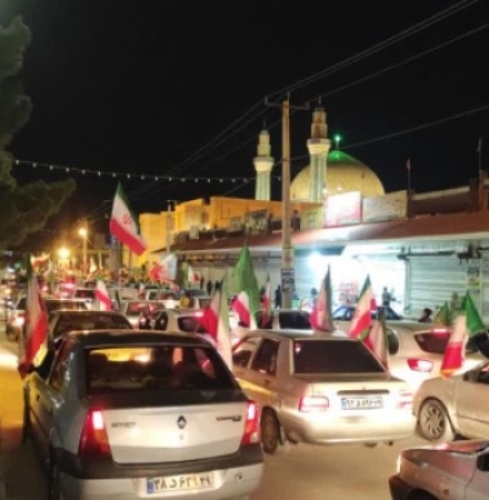 برگزاری کاروان خودرویی تجمع ۶۷ در سرپل‌ذهاب