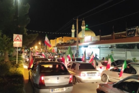 برگزاری کاروان خودرویی تجمع ۶۷ در سرپل‌ذهاب