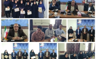 تجلیل از معلمان جهادی دبستان ۱۷ شهریور سرپل‌ذهاب به مناسبت هفته معلم