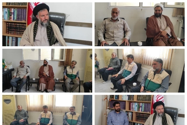 دیدار مدیر کانون خادم‌یاران رضوی استان کرمانشاه با امام‌جمعه سرپل‌ذهاب